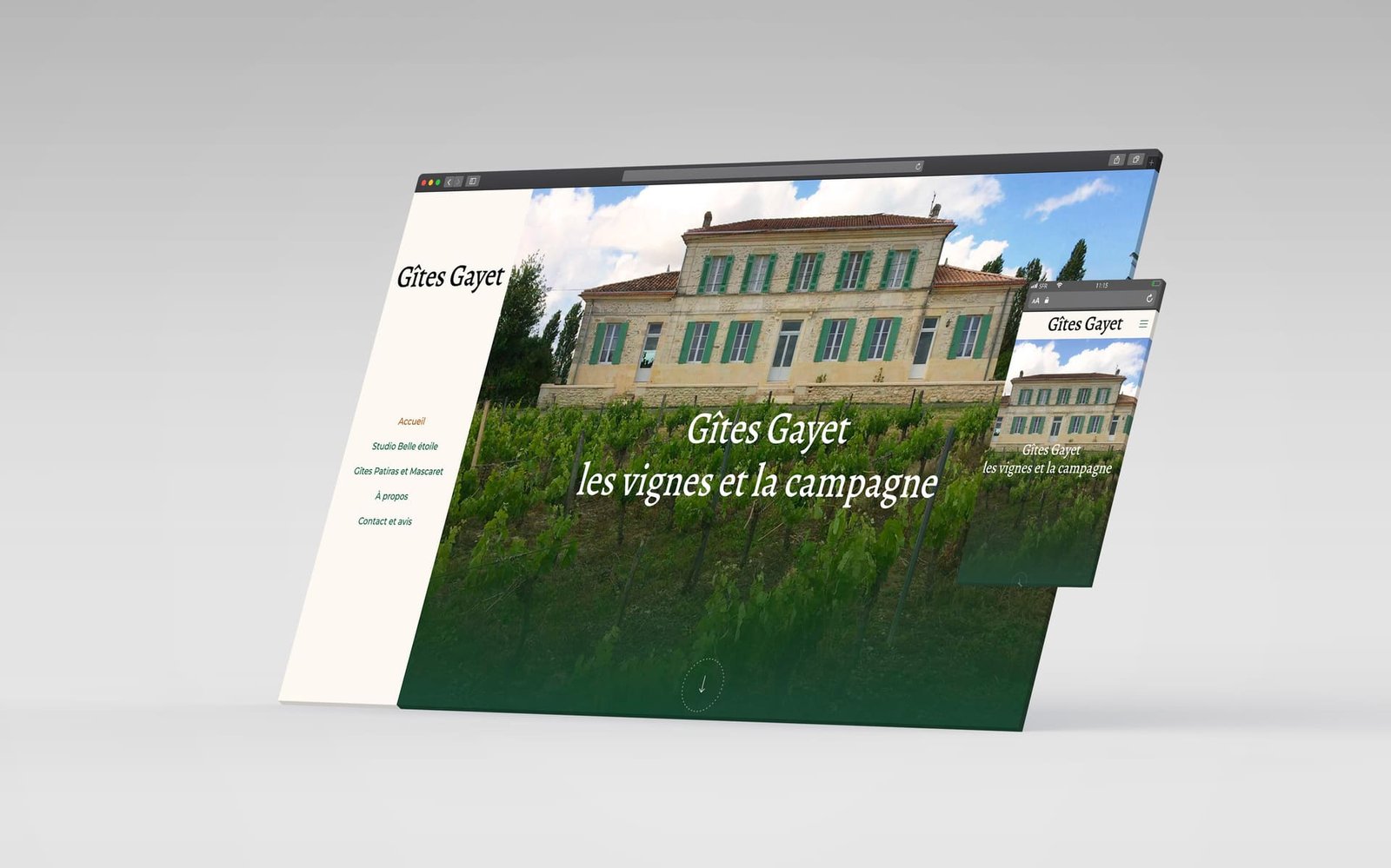 Gites Gayet home page